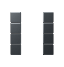 набор накладок, 4 группы A504TSAANM Jung