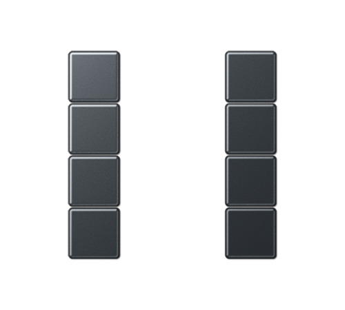 набор накладок, 4 группы A504TSAANM Jung