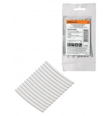 Набор трубок термоусаживаемых, не поддерживающих горение, клеевых, длиной 10 см ТТкНГ(3:1) "Моноцвет, белый 4,8/1,5 "  SQ0548-2804  TDM