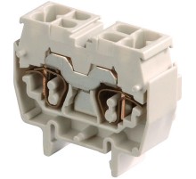 Клемма DR2,5/10.4L пруж. 2.5мм.кв. серая, мини, DIN2  1SNA290211R0200  TE