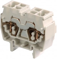 Клемма DR2,5/10.4L пруж. 2.5мм.кв. серая, мини, DIN2  1SNA290211R0200  TE