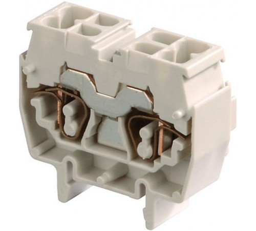 Клемма DR2,5/10.4L пруж. 2.5мм.кв. серая, мини, DIN2  1SNA290211R0200  TE