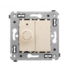Диммер поворотный в стену, "Avanti", "Ванильная дымка"  4405133  DKC