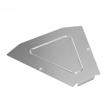 Крышка угла горизонтального 45 градусов Стандарт INOX (AISI 304) 400  PR16.3430  Промрукав