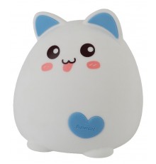 Светильник настольный NLED-414-2W-BU белый с синим  Б0041093  ЭРА