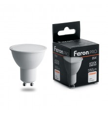 Лампа светодиодная .PRO LB-1608 GU10 8W 4000K OSRAM LED  38093  Feron