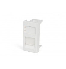 SIP2-1K-M45-22.5 Вставка 45x22,5 (аналог Mosaic) для 1 модуля формата Keystone Jack, со шторкой  35206  Hyperline