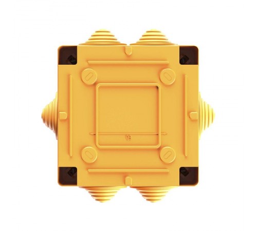 Коробка распределительная пластиковая FS огн., IP56,100х100х50мм, 6р, 450V,6A, 4мм.кв с кабельными вводами и клеммниками  FSB11604  DKC