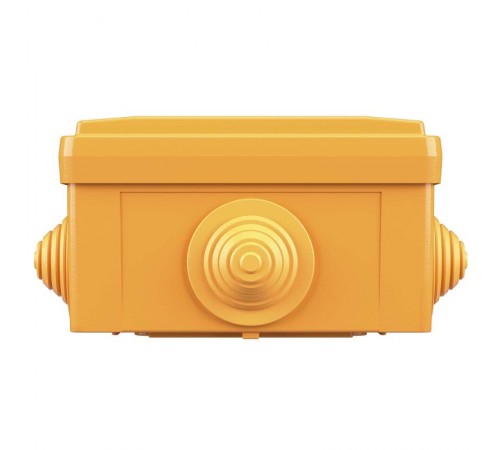 Коробка распределительная пластиковая FS огн., IP56,100х100х50мм, 6р, 450V,6A, 4мм.кв с кабельными вводами и клеммниками  FSB11604  DKC