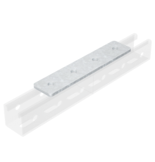 Пластина соединительная, длина 190 мм, 4отв., нержавеющая сталь AISI 304  IBMD1012C  DKC