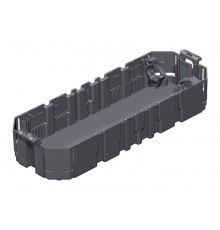 Монтажная коробка GB3 для установки в лючок для 4xModul45 208x76x36 мм (полиамид,черный)  7407324  OBO Bettermann