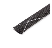 Оплетка кабельная из полиэстера XP-25 (черн-бел)  102340  Fortisflex