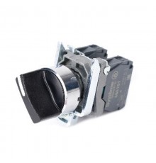 Переключатель SB4 в сборе модульный 22мм 2 позиции с возвратом 1НО+1НЗ  SB4BD45  SE