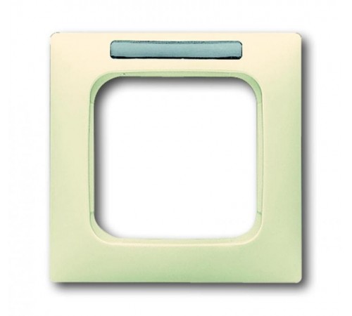 Рамка 1-постовая, с полем для надписи, серия Busch-Duro 2000 SI linear, цвет слоновая кость  1754-0-4093   2CKA001754A4093  ABB