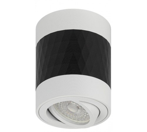 Светильник настенно-потолочный спот OL33 WH/BK MR16 GU10 IP20 черный, белый  Б0056380  ЭРА