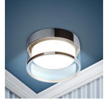 Светильник встраиваемый под лампу GX53 KL82 CH хром  Б0058401  ЭРА