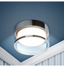 Светильник встраиваемый под лампу GX53 KL82 CH хром  Б0058401  ЭРА