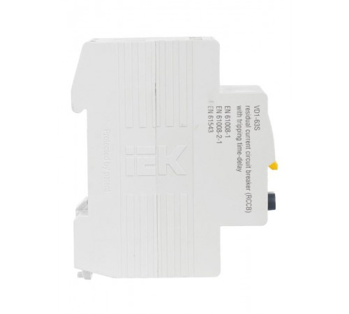 Выключатель дифференциальный (УЗО) ВД1-63S 2п 50А 300мА тип AC  MDV12-2-050-300  IEK