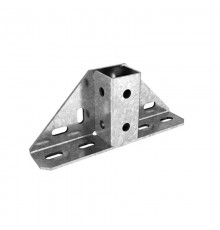 Опора №4, для СТРАТ профиля 41х41 мм, толщ. 5,0 мм, гальван. цинк, 876159  ОП-4-5,0-ЭЦ   Ostec