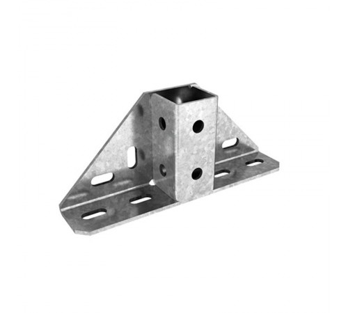 Опора №4, для СТРАТ профиля 41х41 мм, толщ. 5,0 мм, гальван. цинк, 876159  ОП-4-5,0-ЭЦ   Ostec