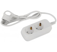 Удлинитель электрический ЭРА UDL-10-215-E Greenline 2 розетки с заземлением 1,5м ПВС 3x0.75мм2   Б0064978  ЭРА