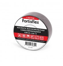 Изолента самослипающаяся СЛП 25х0.8х5 (черн)  91604  Fortisflex