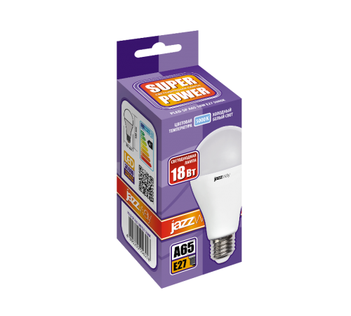 Лампа светодиодная PLED- SP A60 18w E27 5000K 230/50  .5006218A  Jazzway