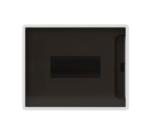 Щиток 8 мод настенный FRAME, белый, с тонированной дверцей, с 1 шиной PEN на 8 отв.  F08W1WD  DKC