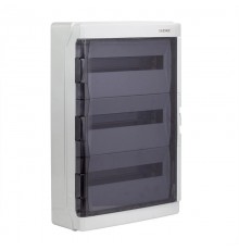 Щиток настенный с дверцей 54 мод.,IP65, серый, с клеммным блоком 63А  RB54W6TGD  DKC