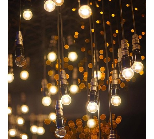 Лампа светодиодная, (1W) 230V E27 2700K G45 прозрачая, LB-378  41918  FERON