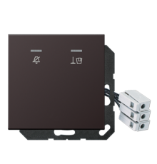 Накладка для внешнего DND-модуля с LED-лампами, 24 В ALCUKO5M24D Jung