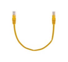 Патч-корд U/UTP, CAT 5e, RJ45-RJ45, 26AWG, LSZH, желтый, 0,3м REXANT  02-0105-03  REXANT
