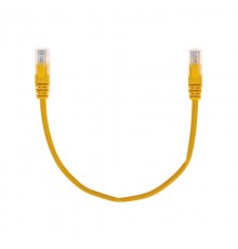 Патч-корд U/UTP, CAT 5e, RJ45-RJ45, 26AWG, LSZH, желтый, 0,3м REXANT  02-0105-03  REXANT