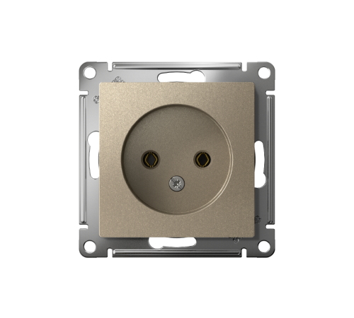 AtlasDesign Шампань Розетка без заземления, 16А, механизм  ATN000541  SE