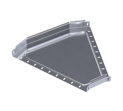 Угол горизонтальный 45 градусов Стандарт INOX (AISI 316) 500х50  PR16.3449  Промрукав