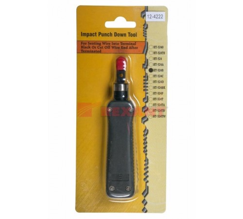 Инструмент для заделки и обрезки витой пары 110 (ht-324B)  12-4222  REXANT