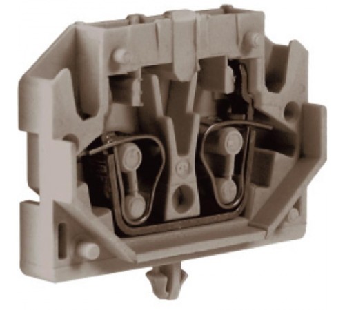 HPC.2GR, мини зажим, проходной 2,5 кв.мм серый  ZHP160GR  DKC