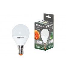 Лампа светодиодная LED 5Вт E14 220В 3000К FG45 шар  SQ0340-0008  TDM