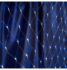 Гирлянда - сеть  160 диодов  5000К,  CL70   1,5х1,5м + 1.5м прозрачный шнур, IP20  32356  FERON