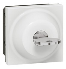 Выключатель с ключом - Программа Mosaic - 3-позиционный - 6 A - 2 модуля - белый  077073  Legrand