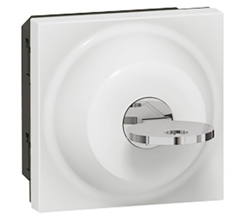 Выключатель с ключом - Программа Mosaic - 3-позиционный - 6 A - 2 модуля - белый  077073  Legrand