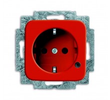 Розетка Schuko с индикацией LED, Duro, оранжевый  2013-0-5283   2CKA002013A5283  ABB