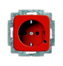 Розетка Schuko с индикацией LED, Duro, оранжевый  2013-0-5283   2CKA002013A5283  ABB