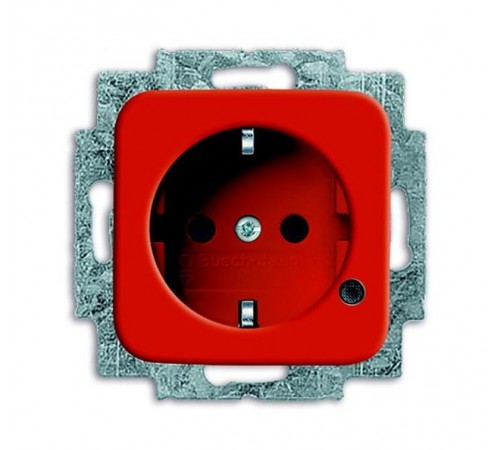 Розетка Schuko с индикацией LED, Duro, оранжевый  2013-0-5283   2CKA002013A5283  ABB