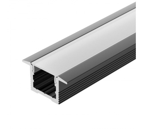 Профиль SL-SLIM-H13M-F25-2000 BLACK (Arlight, Алюминий)  037114  Arlight