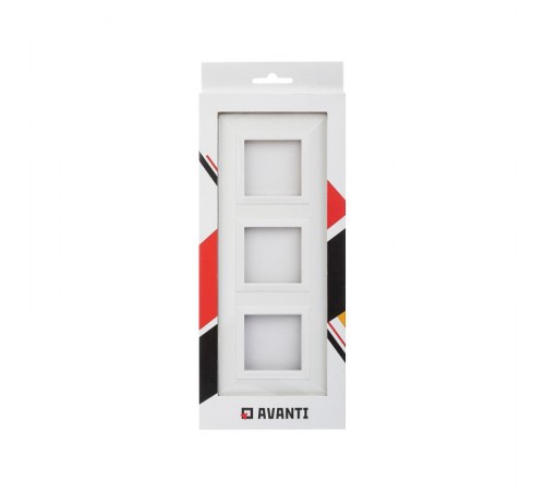 Рамка из металла, "Avanti", белая, 6 модулей  4400856  DKC