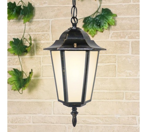 Светильник садово-парковый настенный 1004H черное золото (GL 1004H)  a035742  Elektrostandard