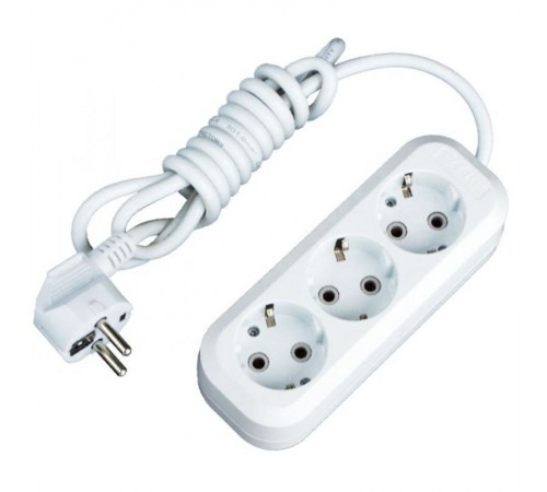 Удлинитель "Эксперт"  3 гнезда 2 метра 16А/3,5кВт с заземлением ПВС 3х1 EKF PROxima  UBA16-310-3-02  EKF