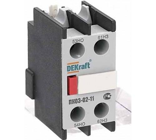 Приставка контактная доп.контакты 1НО+1НЗ ли  24100DEK  DEKraft