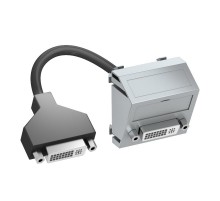 Мультимедийная рамка DVI Modul45 (серебристый) (MTS-DVI F AL1)  6104772  OBO Bettermann